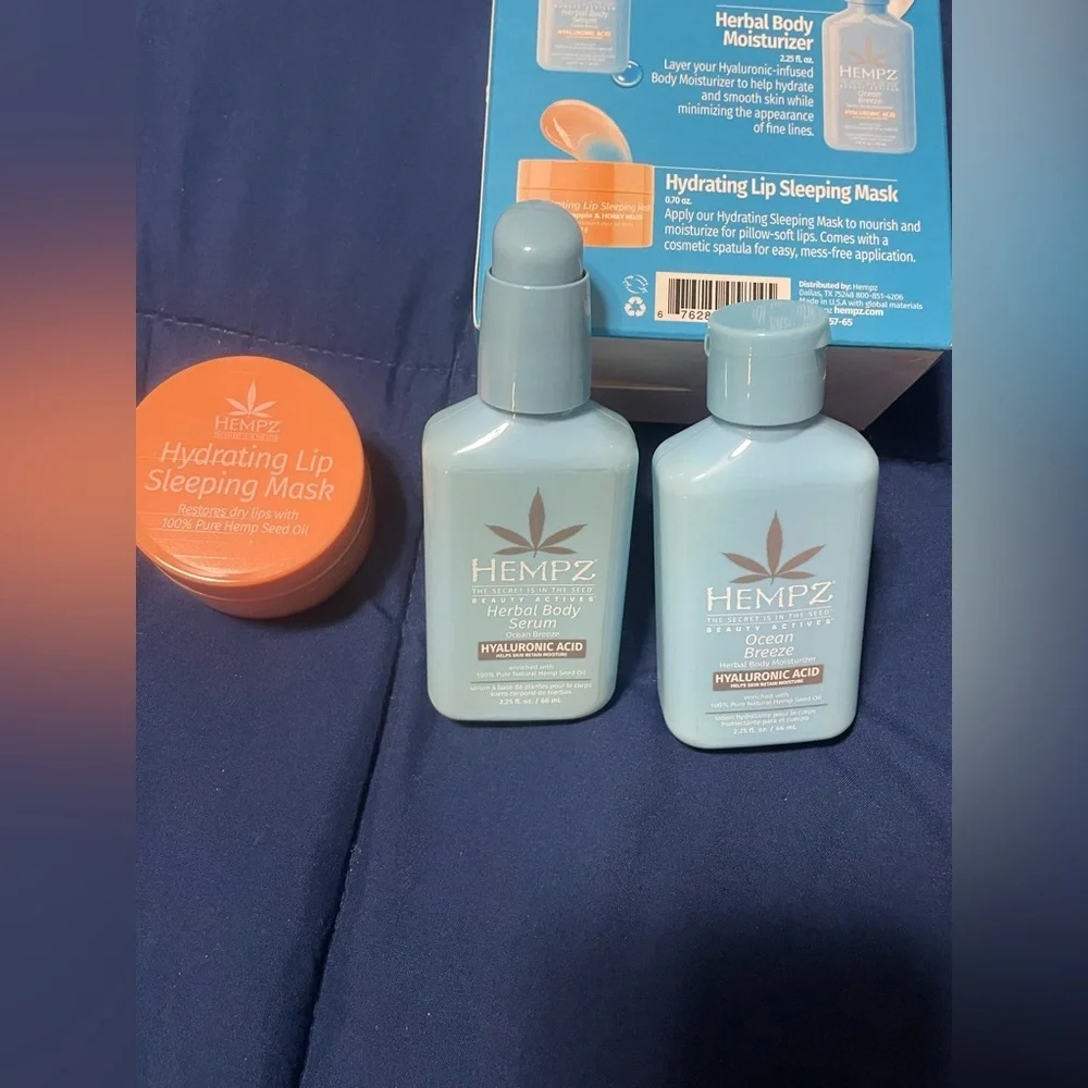 Hempz Vacation  Hydration On The Go Hydration Set Of 3 Minis